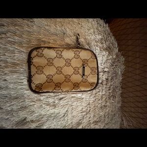 Gucci Canvas accessory pouch